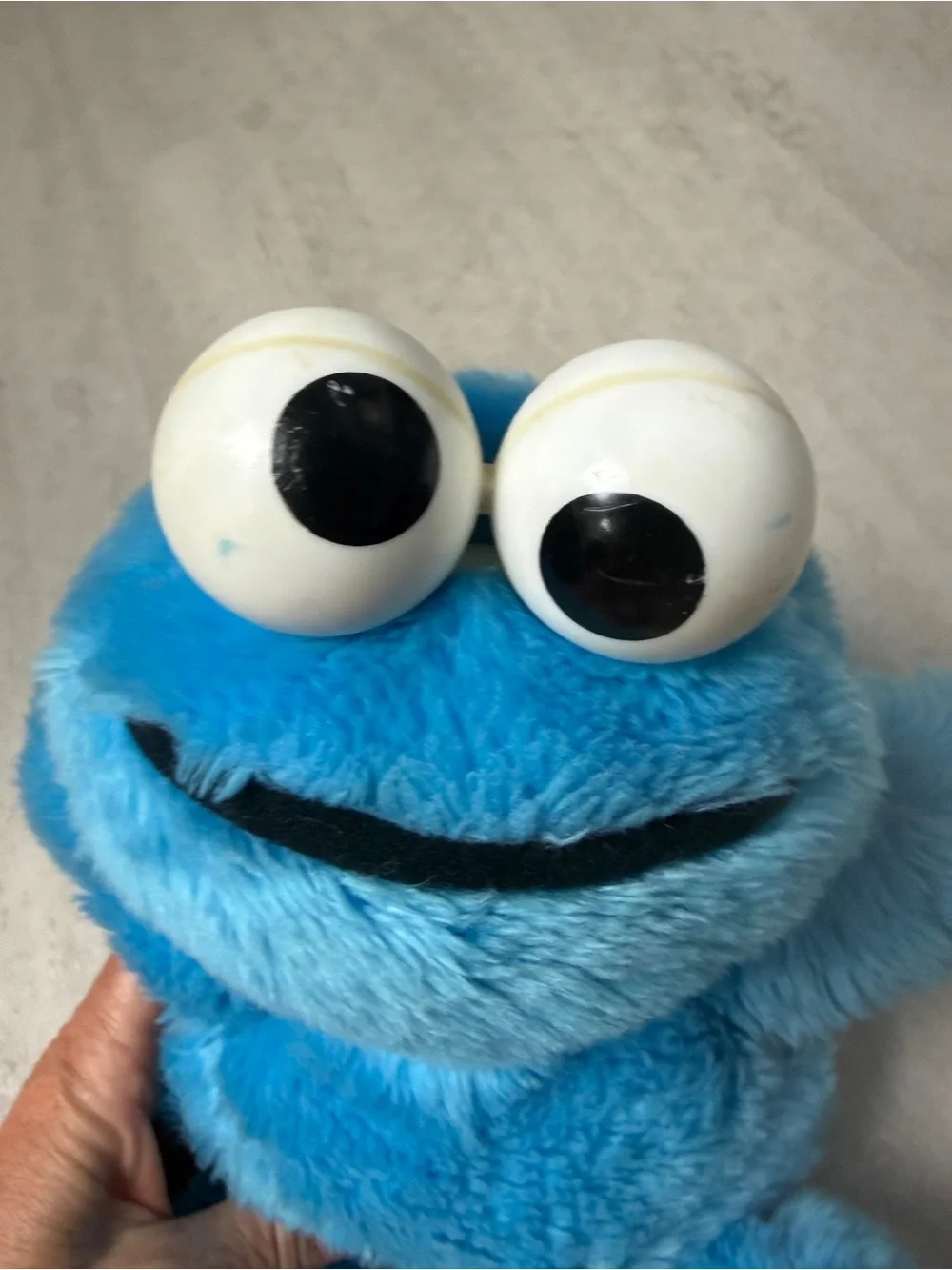 Vintage Sesame Street Cookie Monster plush stuffie Hasbro Softies